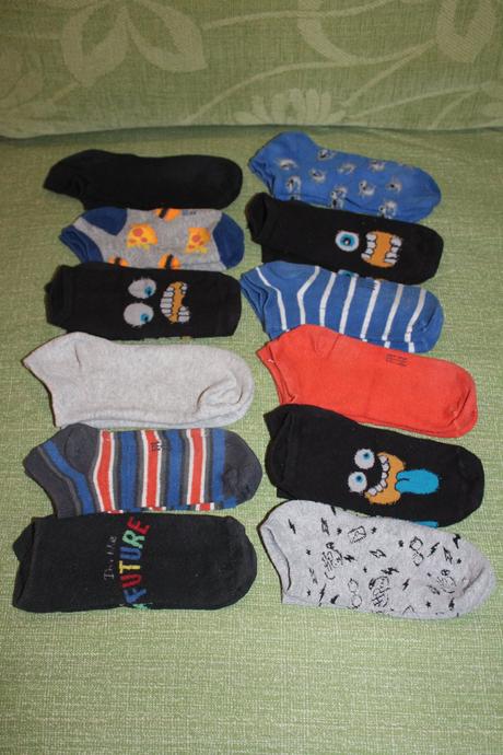 12 párov ponožiek 35-38, h&m,37
