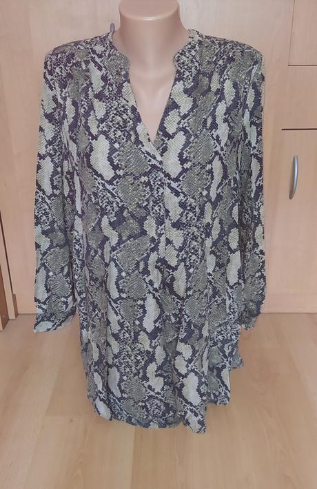 Košeľa hadí vzor, h&m,l