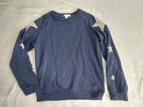 Mikina s flitrami star zn.primark veľ.152, primark,152