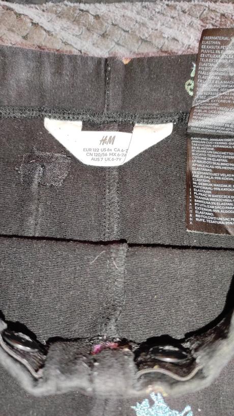 Zateplené legíny h&m, h&m,122