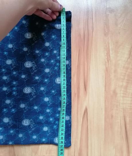 Jesenný nákrčník - tunel - motív pavúci - 98/104, 98