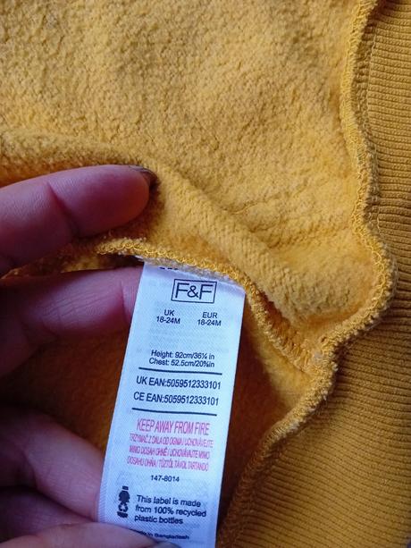 Detská mikina, f&f,86