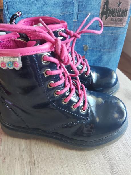 Lesklé kotníkové topánky, 27