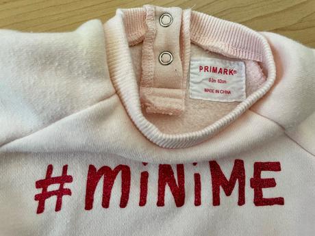 Ruzova mikina, primark,62