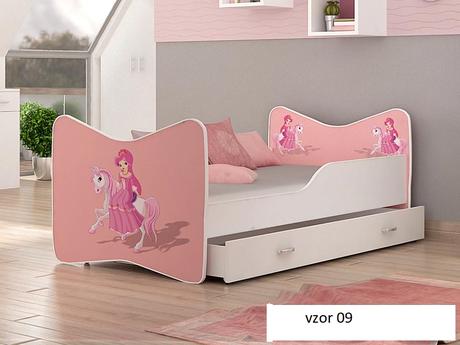 Detská posteľ so zásuvkou + rošt,matrac, šírka (cm): 70,dĺžka (cm): 140