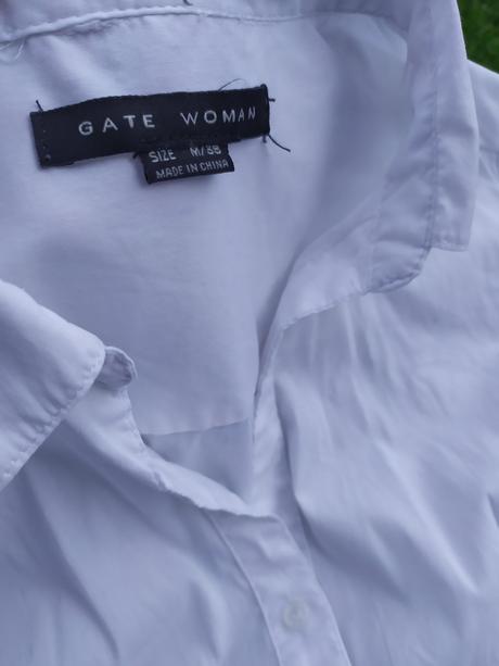 Biela bluzka, gate,m