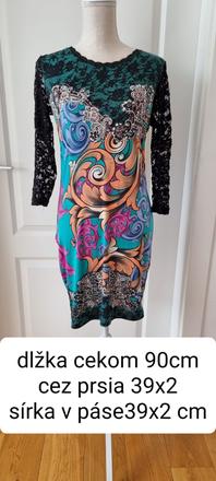 Pestré šaty, xl