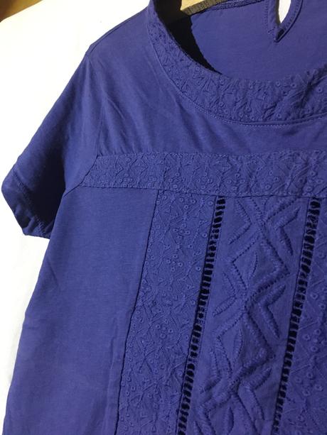 Nenosené príjemné etno tričko, m