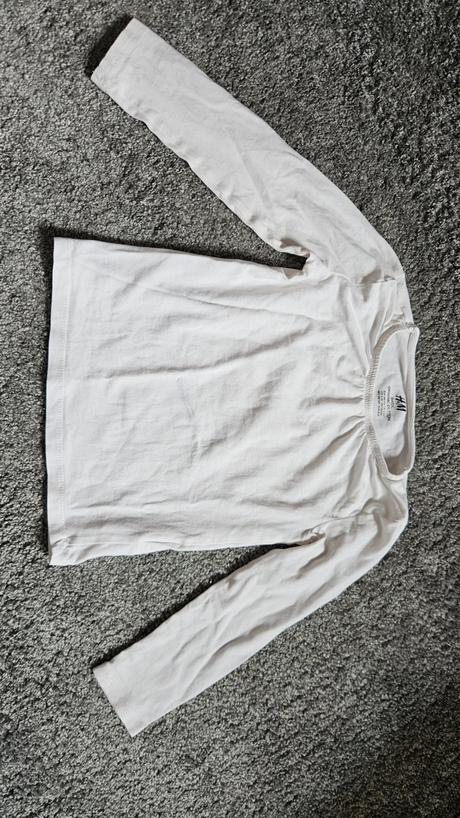 Tricko biele, h&m,98