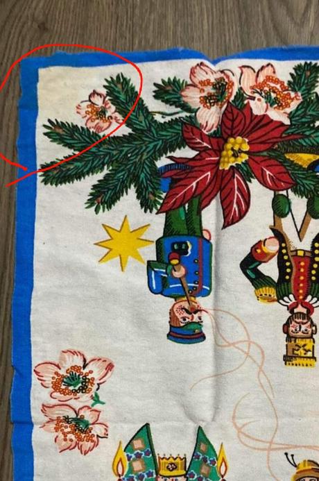 Vianočny obrus retro,