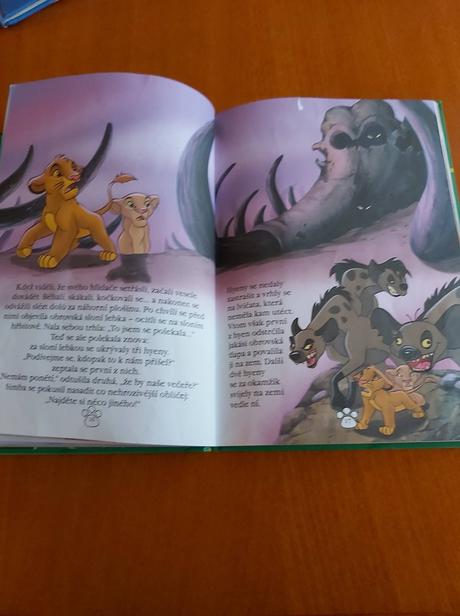 Detská kniha lví král, 
