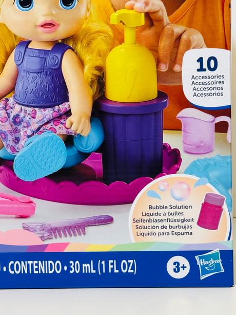 Baby alive sudsy styling bábika 31cm + doplnky, 