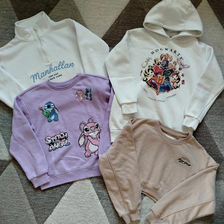 Pohodlné mikiny 4ks, reserved,146