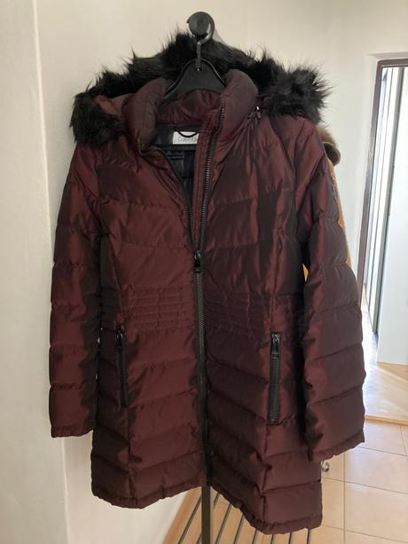 Luxusny paperovy kabat calvin klein, calvin klein,m