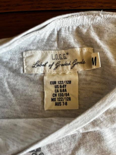 Tričká s motívom motýlikov 122/128 - dvojbalenie, h&m,122