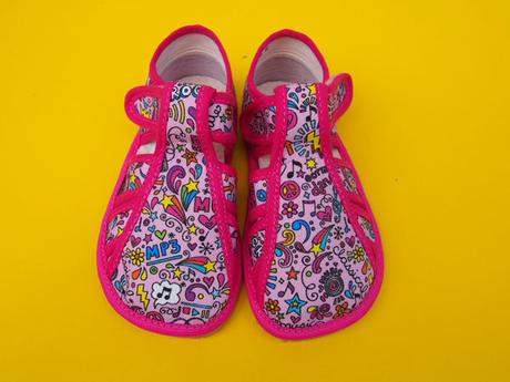 Detské barefoot papučky beda music sandálkové, beda,22 - 32