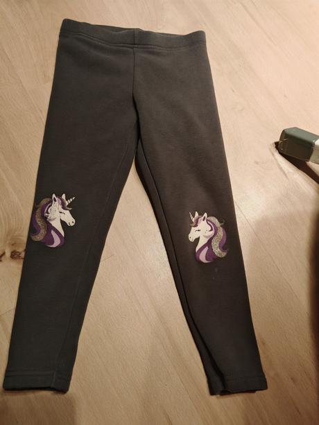 Vyteplené termo legíny top stav 98-110, 104