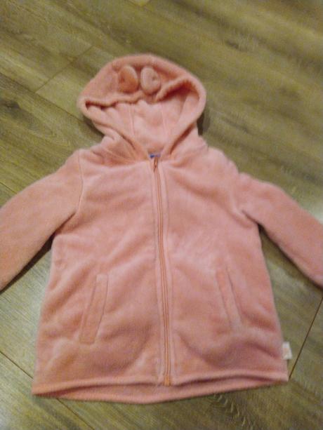 Flísová mikina s uškami, lupilu,110