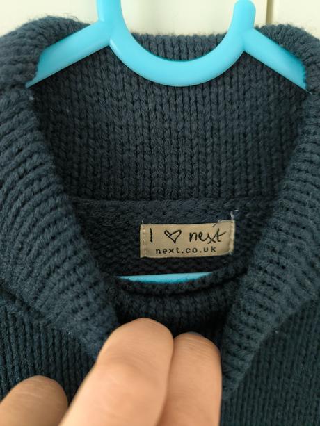 Pletené vestové šaty, next,74