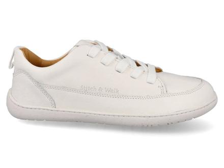 Stitch & walk - kožená obuv white, 37 - 42