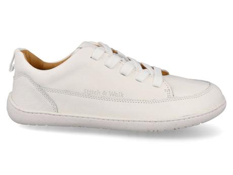 Stitch & walk - kožená obuv white, 37 - 42