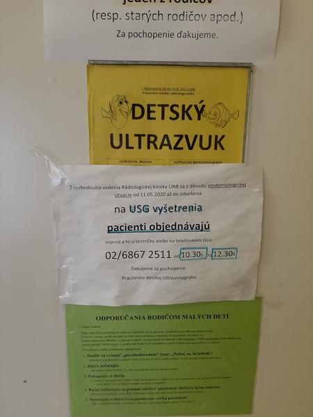 USG (sono) kĺbikov Antolská