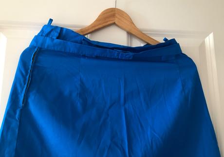 Kráľovsky modrá sukňa s opaskom, m/38, m