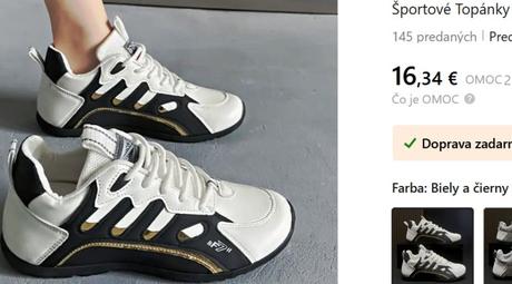 Bielo čierne botasky, v. 40, 40