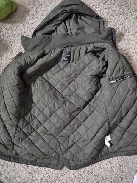 Olivová bunda zara, zara,xs