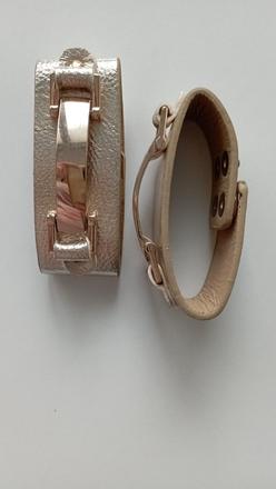 Zlatistý náramok 2ks, 