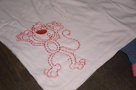 Perfektny kompletik tricko skapuckou+3/4 nohavice, next,122