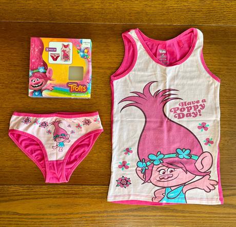 Súpravka tielko a nohavičky poppy trollovia, disney,110