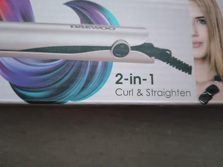 Žehlička na vlasy 2 v 1,