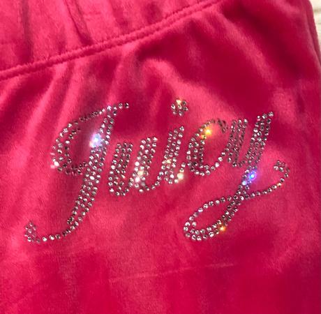 Juicy couture velúrové teplakove nohavice s/m, s