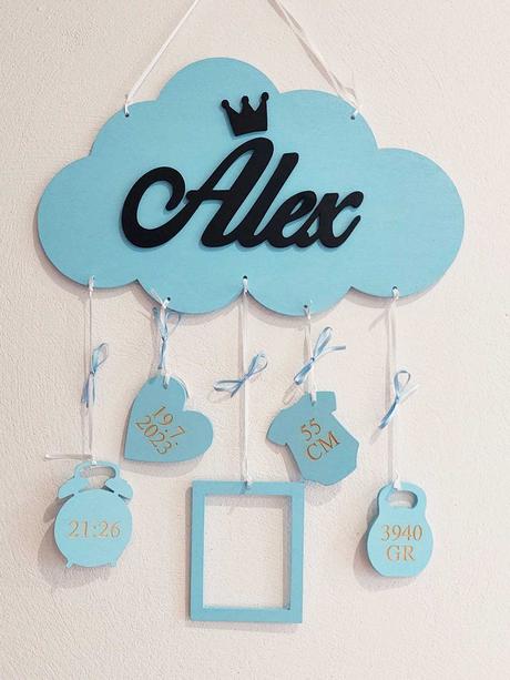 Meno na oblaku šírka 35cm,