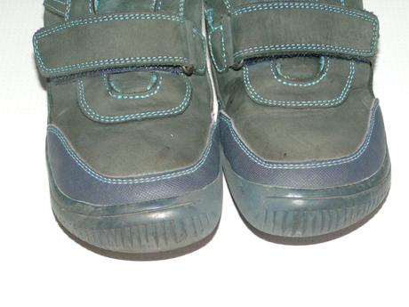 Zateplené kožené topánky, protetika,34