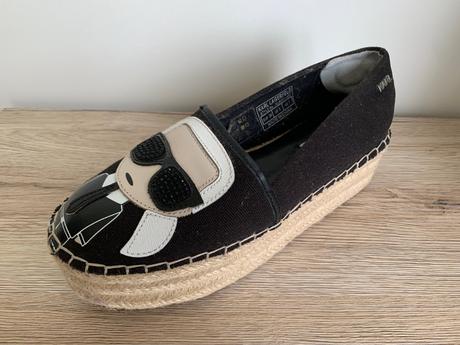 Espadrilky karl lagerfeld - kl80311 black lthr/tex, karl lagerfeld,38