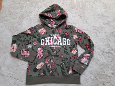 Khaki mikina, h&m,146