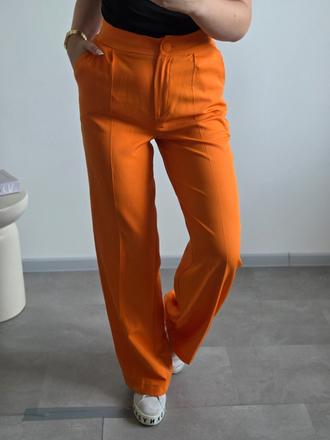 Oranžové nohavice s/m, s