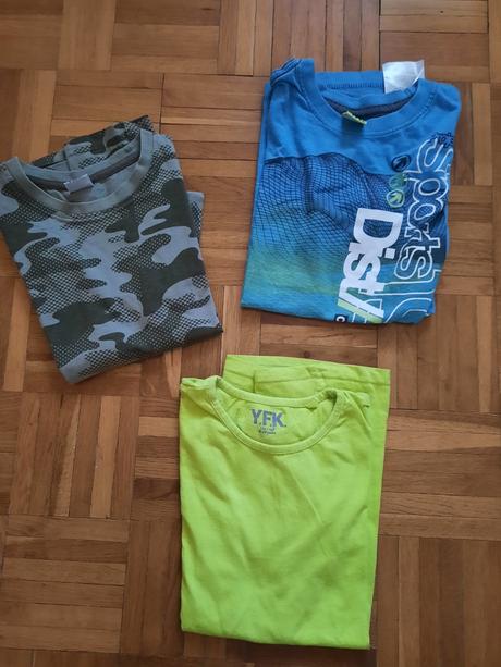 Chlapčenské tričká-3 ks, kik,134