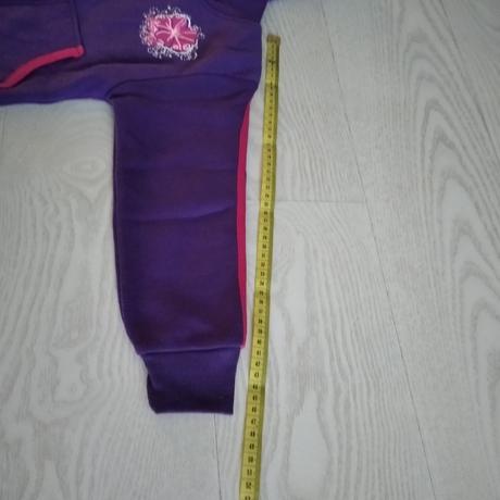 Fialova tepláková mikina, 122