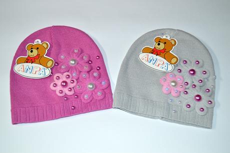 Háčkovaná čiapočka s kvetom, 80 - 158