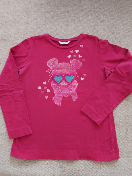 Tričko so srdiečkami, mayoral,128