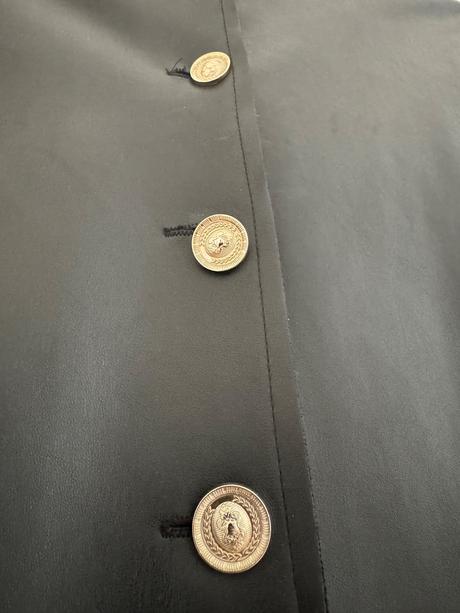 Koženkové šaty imperial, 36