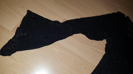 Čierna vyšívaná bľúza, m