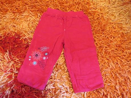 Bavlnou podšité nohavice, f&f,74