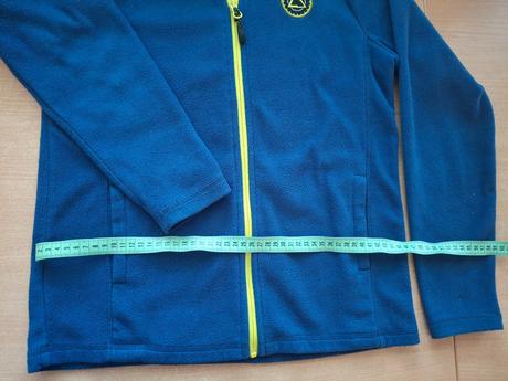 Mikina ns zips modrá, crivit,158