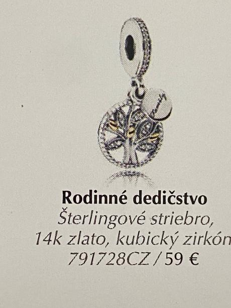 Pandora privesok strom rodiny, pandora