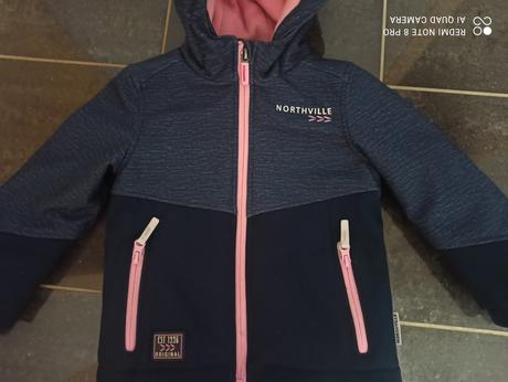 Zateplena softshelova bunda, c&a,98