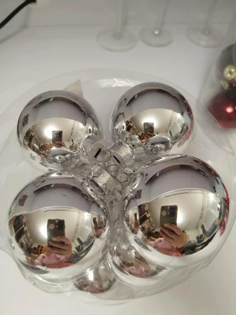 Vianočné gule 6cm sklo 12ks, 